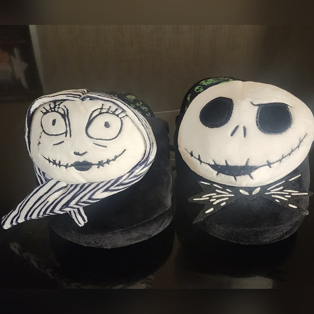 Jack Skelington Plush Slippers